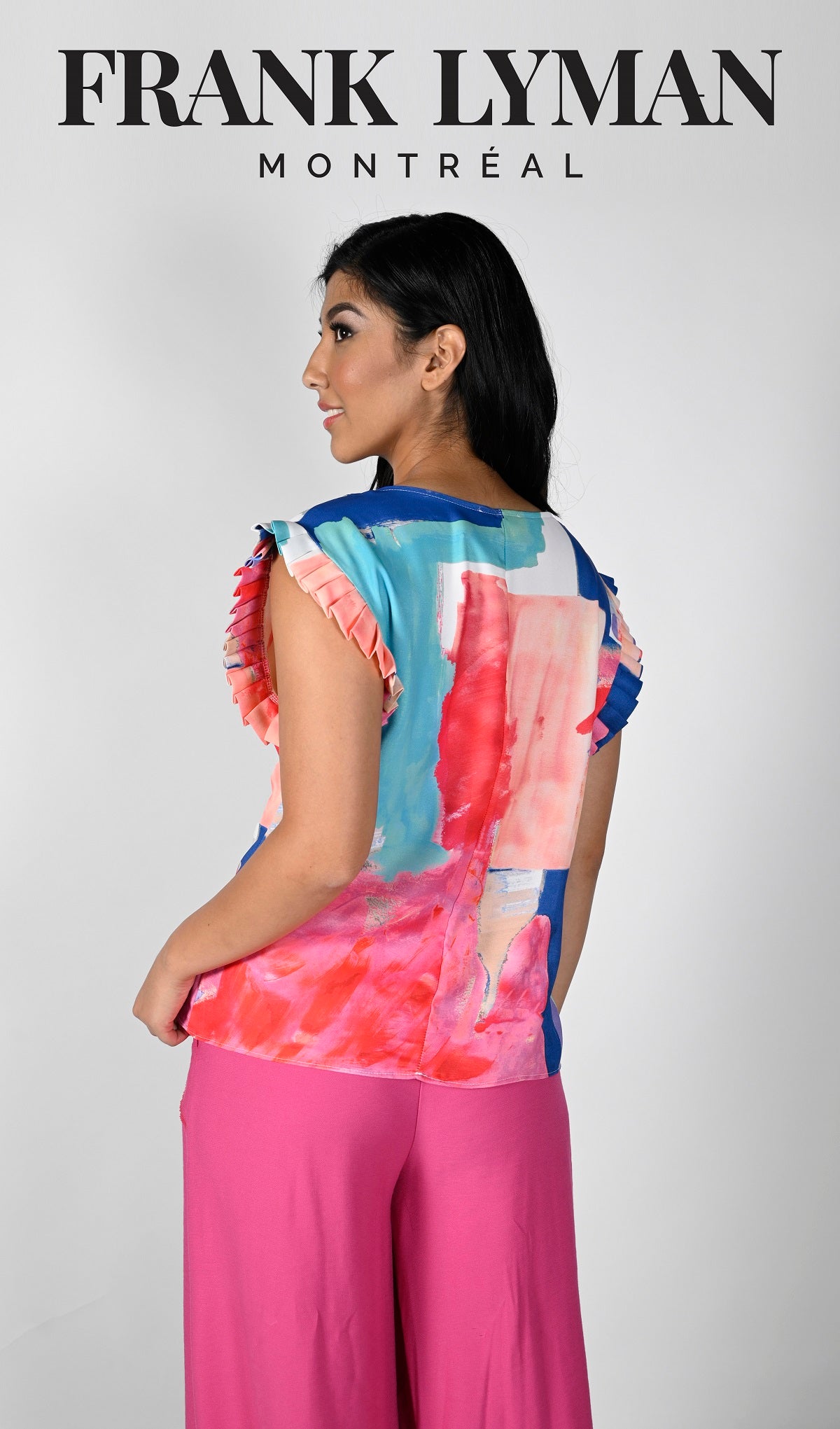 Frank Lyman Montreal Blouses-Buy Frank Lyman Montreal Clothing Online-Women's Blouses Online Canada-Frank Lyman Montreal Summer 2023