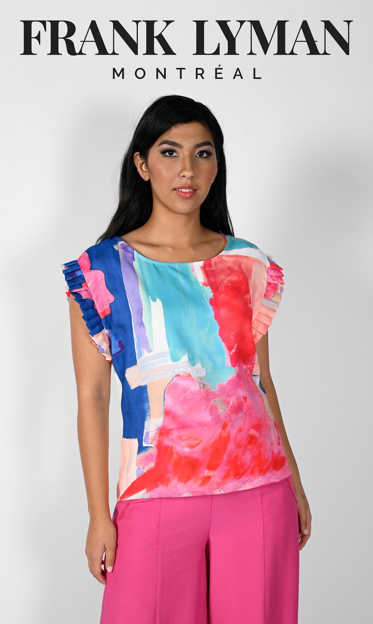 Frank Lyman Montreal Blouses-Buy Frank Lyman Montreal Clothing Online-Women's Blouses Online Canada-Frank Lyman Montreal Summer 2023
