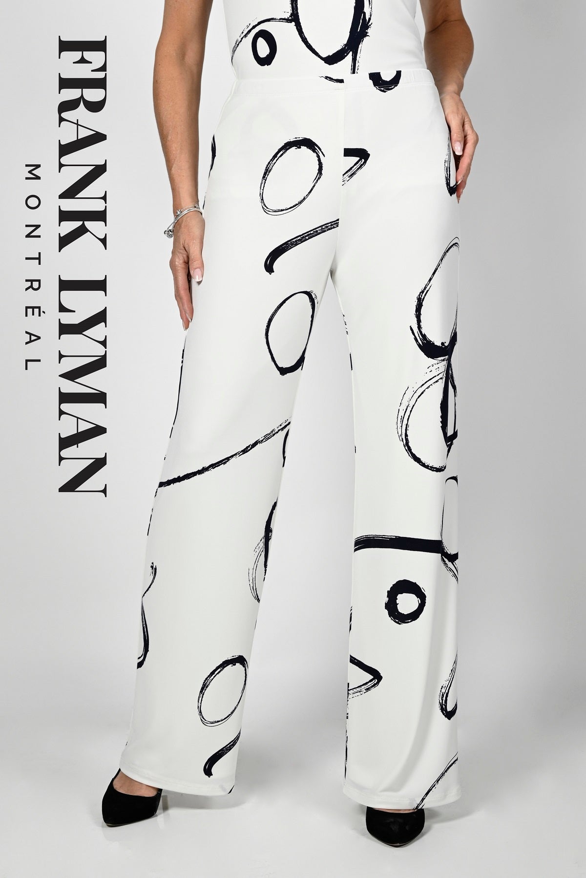 Frank Lyman Montreal Pants-Buy Frank Lyman Montreal Pants Online-Frank Lyman Montreal Spring 2023 Collection-Women's Pants-Frank Lyman Montreal Online Shop