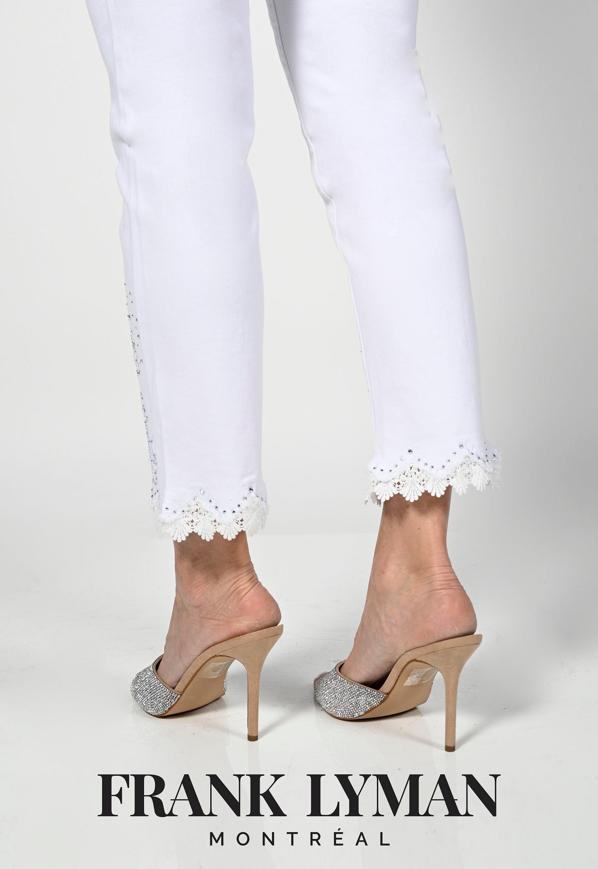 Frank Lyman Montreal White Jeans-Buy Frank Lyman Montreal Jeans Online-Frank Lyman Montreal Online Denim Shop-Women's Jeans-Women's Jeans Online Canada