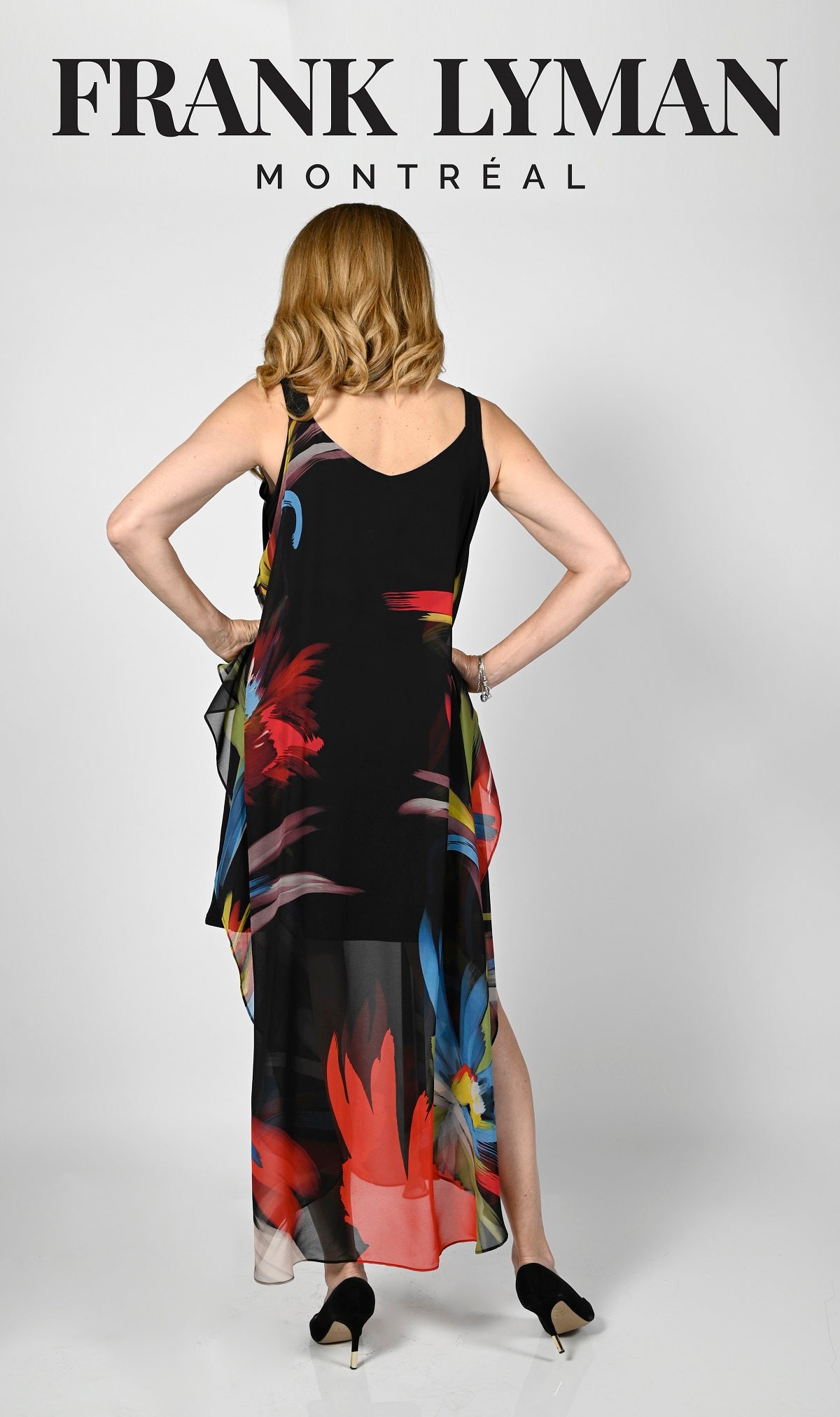 Frank Lyman Montreal Maxi Dresses-Buy Frank Lyman Montreal Dresses Online-Frank Lyman Montreal Online Shop-Frank Lyman Montreal Spring 2023 Collection