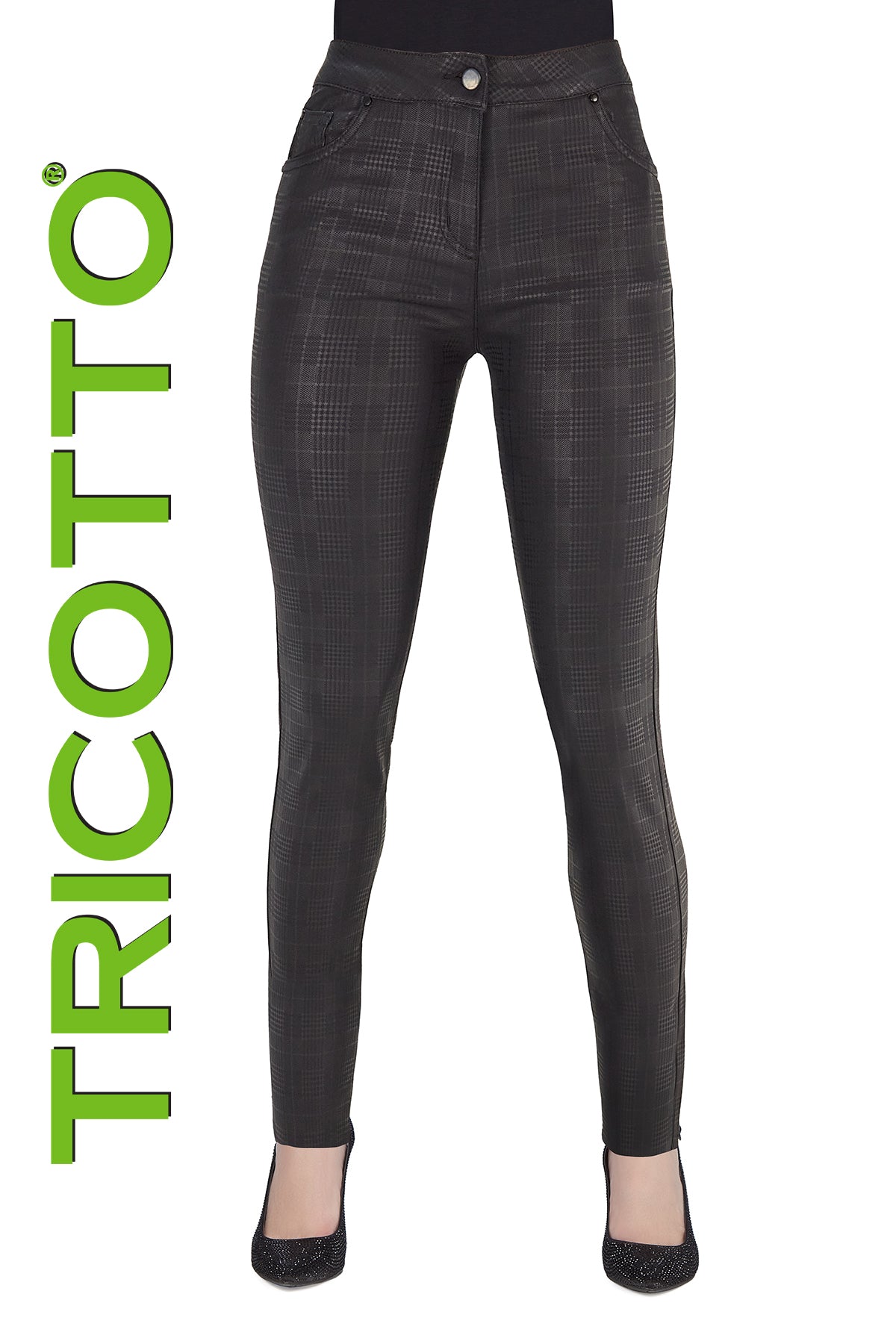 Tricotto Pants-Tricotto Black Pants-Tricotto Jeans-Women's Pants