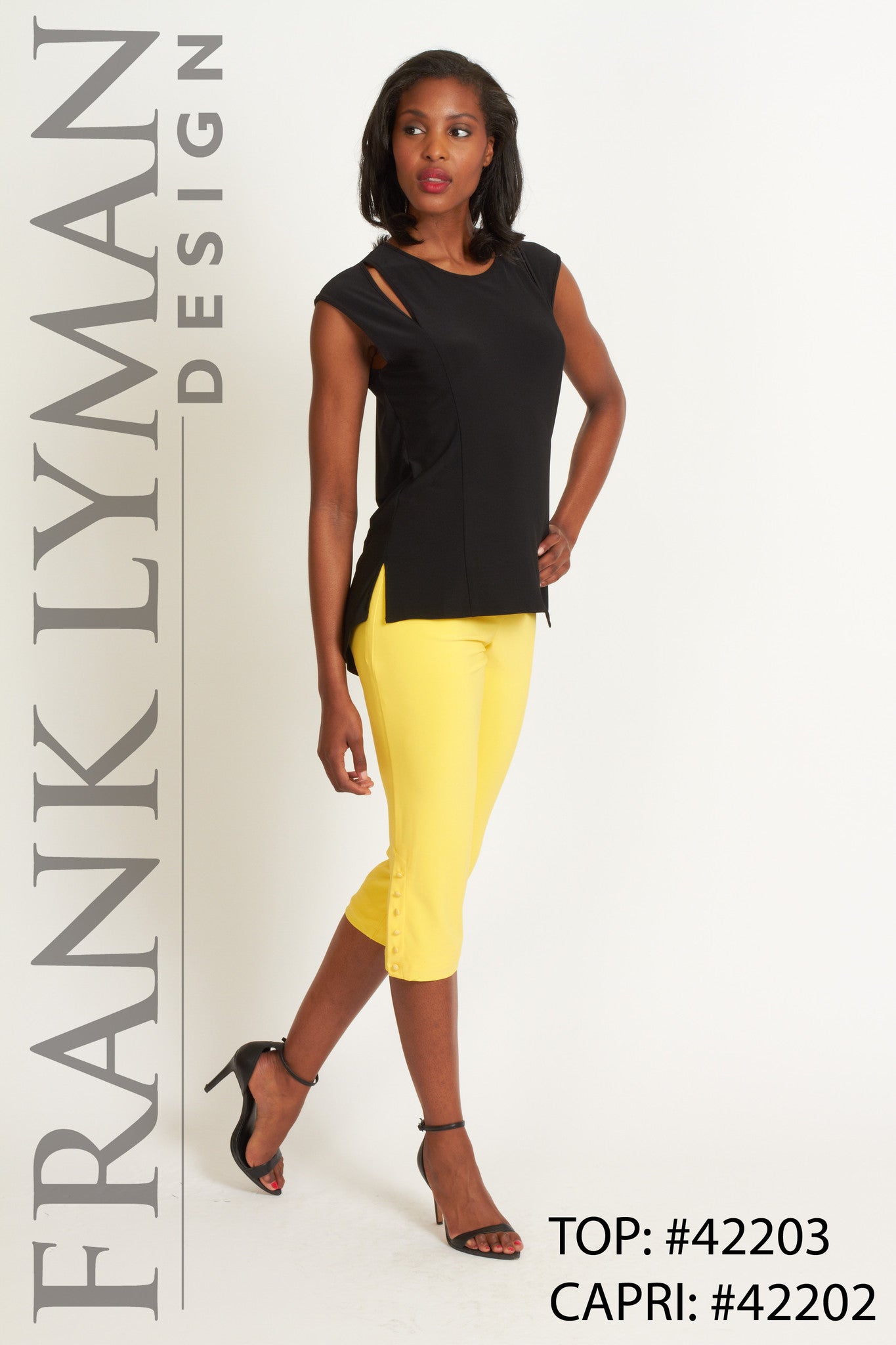 42202 (noir, bleu marine) Capri uniquement !