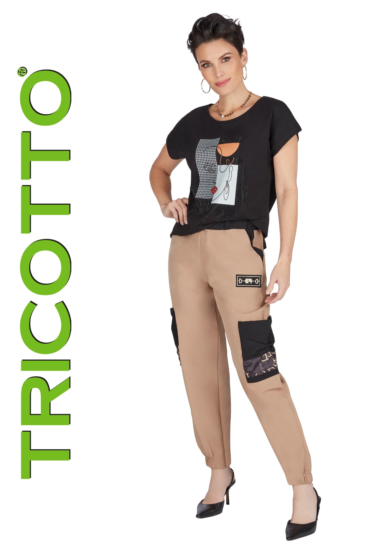 Tricotto T-shirts Online-Buy Tricotto T-shirts Online-Women's T-shirts Online Canada-Tricotto Clothing Montreal