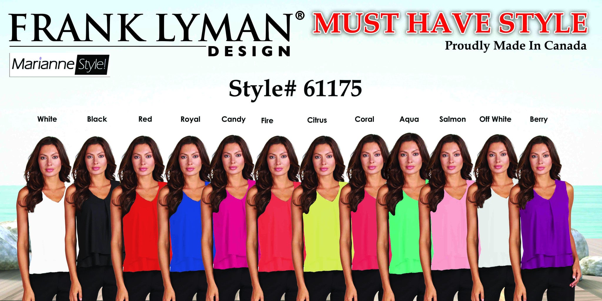 61175 (Top Only) Many colours available to order!