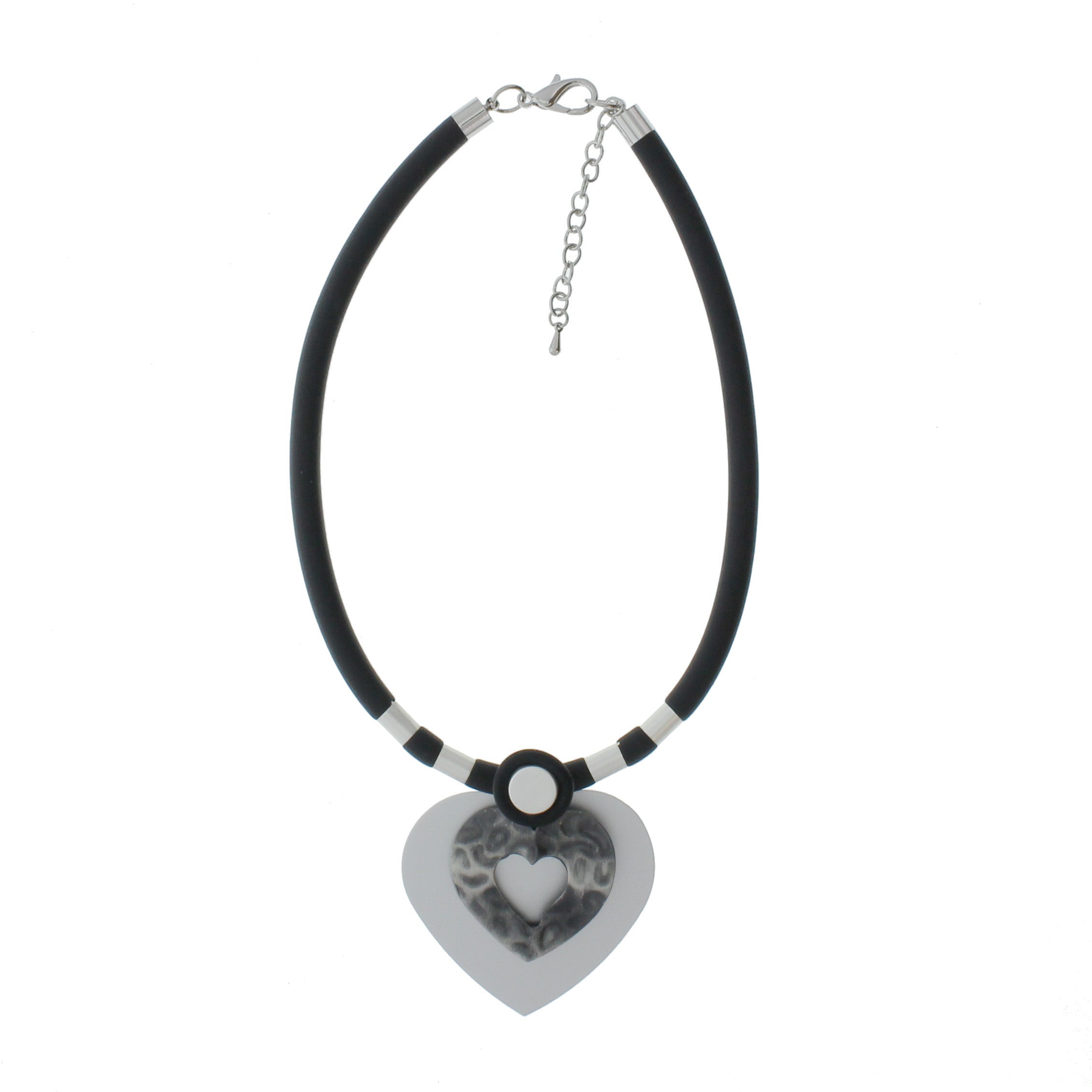 9606 (Heart Pendant) Red, Black available