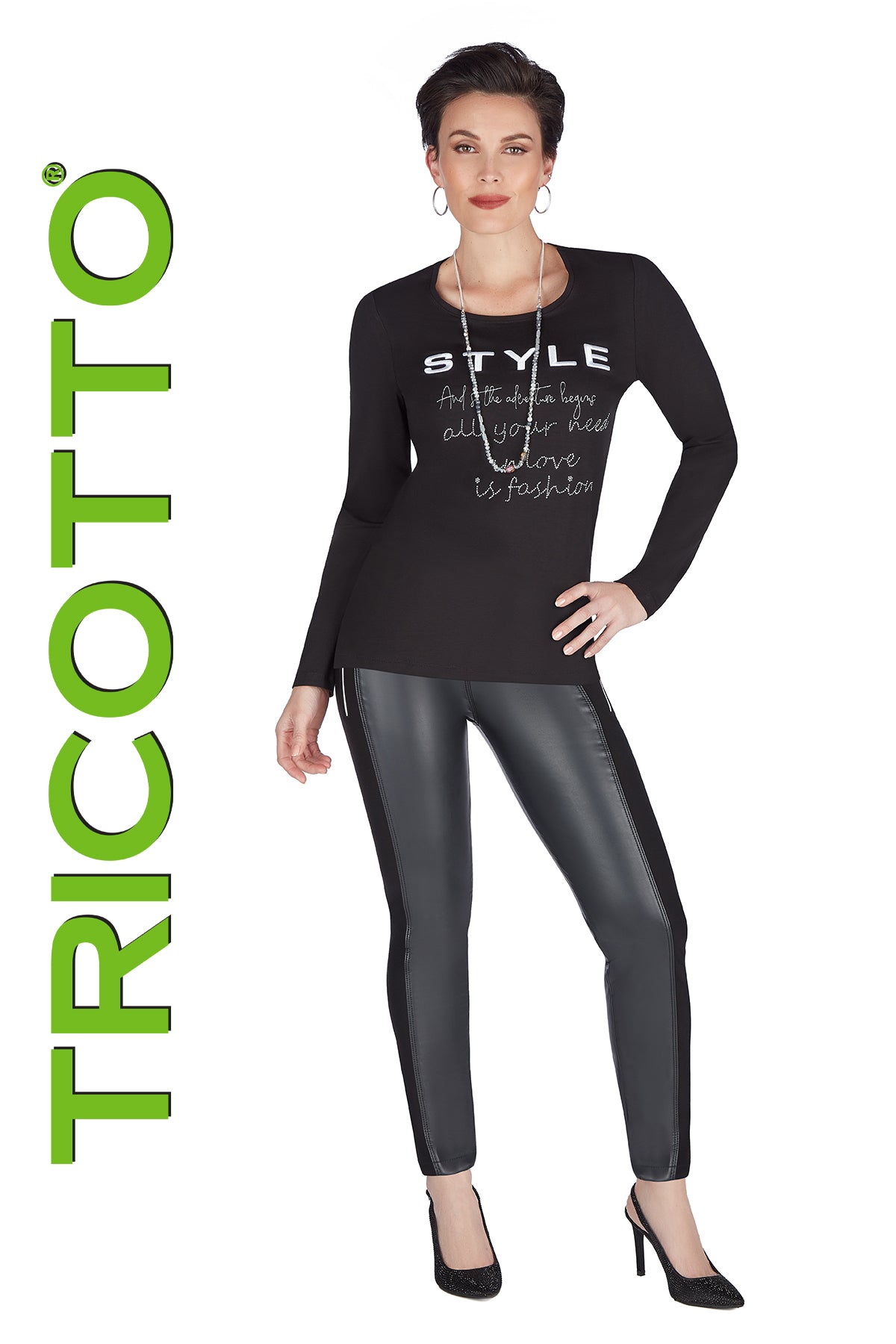 Tricotto Pants-Tricotto Black Pants-Tricotto Jeans-Tricotto Fashion Montreal-Tricotto Online Shop