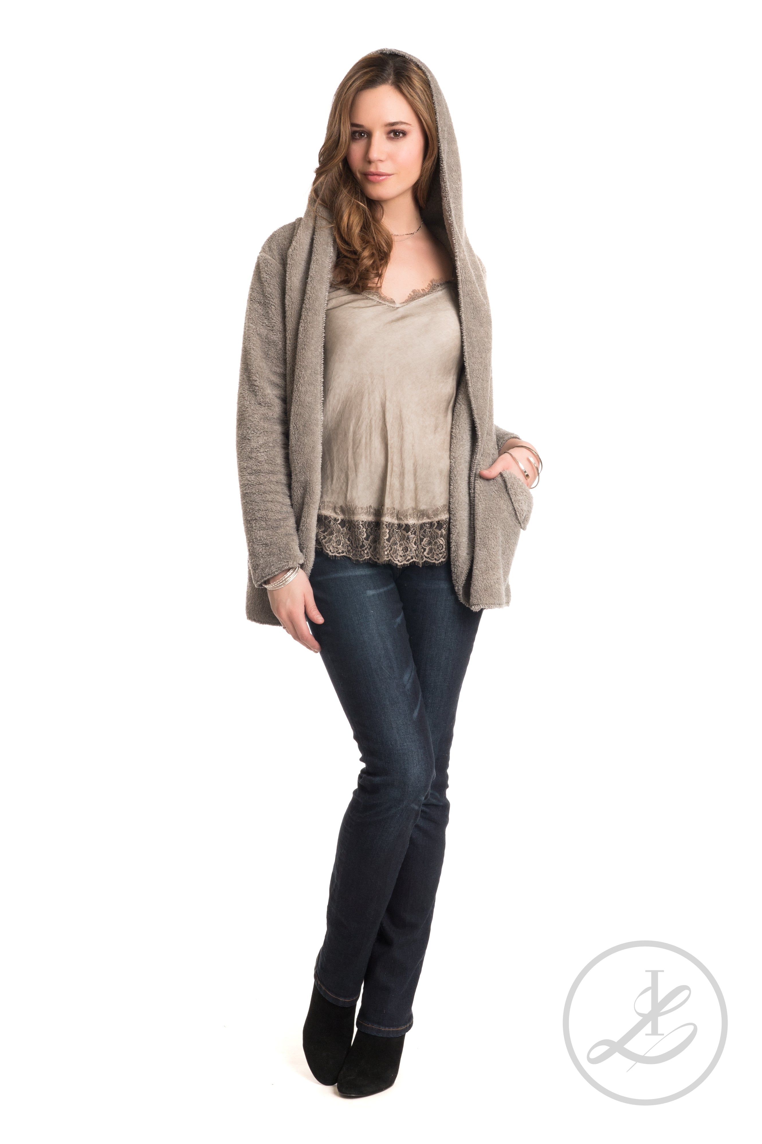 IL72042 (Veste drapée beige uniquement) 50 % de réduction