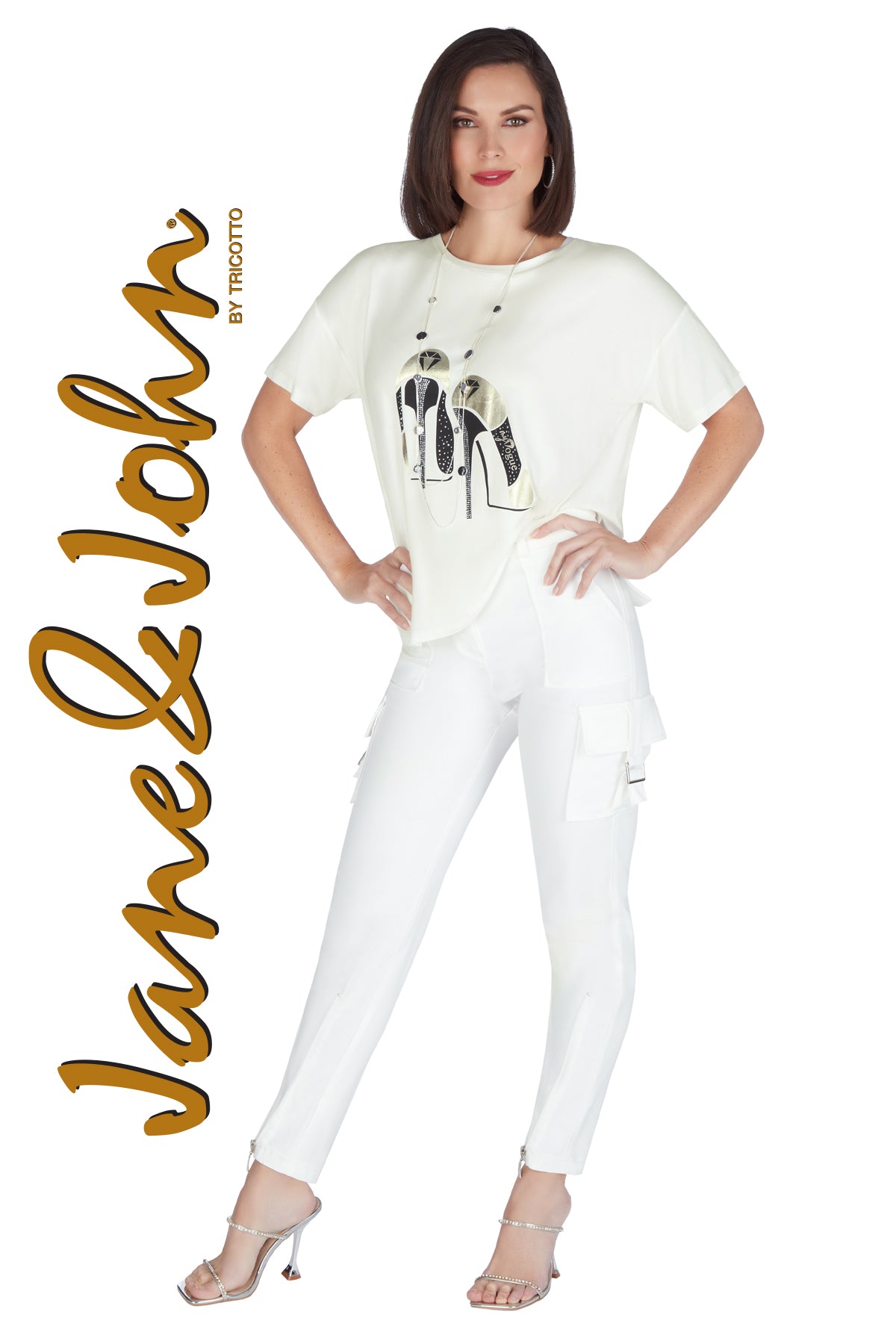 Jane & John Spring 2022-Buy Jane & John T-shirts Online-Jane & John Online-Shop-Jane & John Heels T-shirt