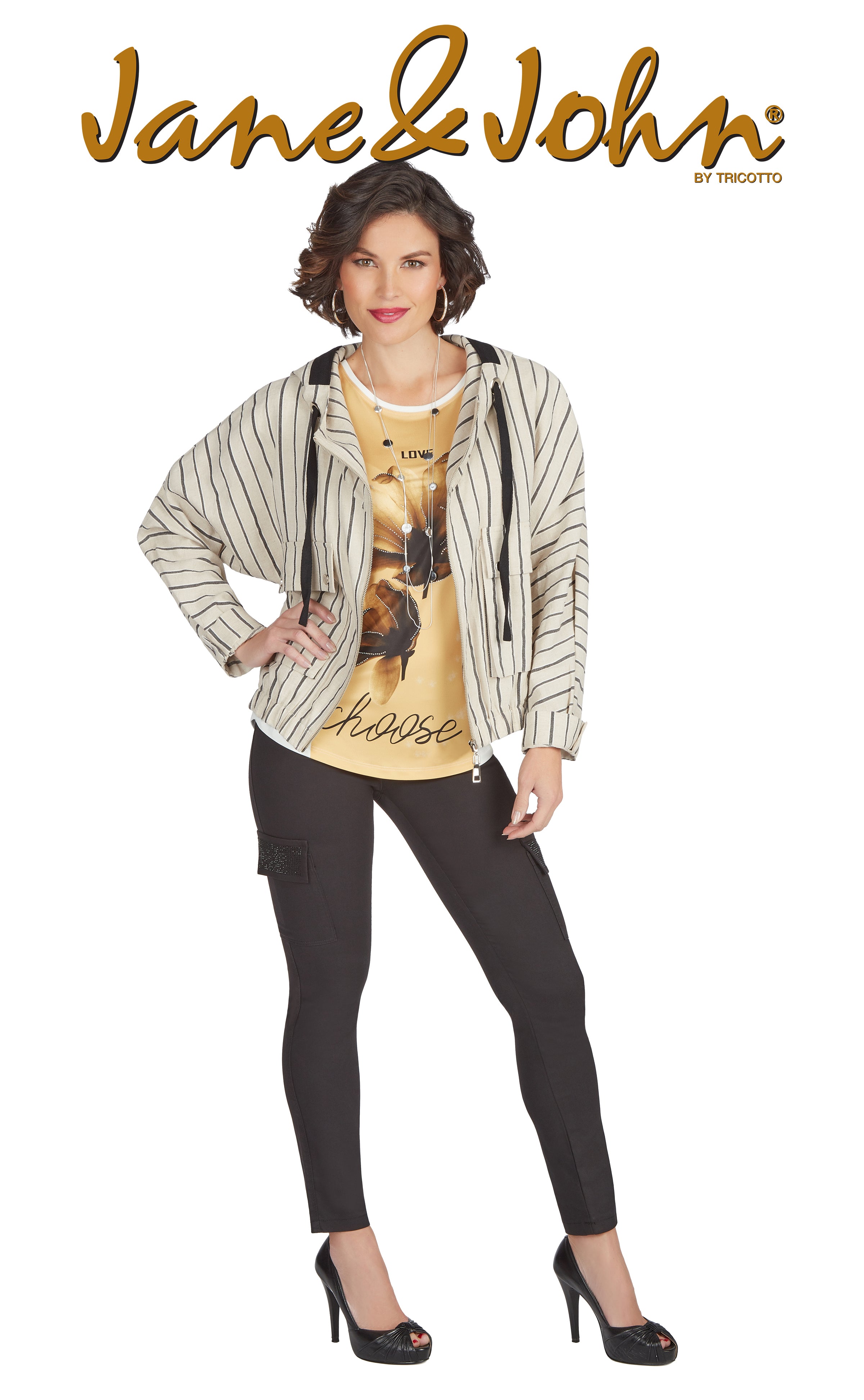 Tricotto Jackets-Tricotto Printemps 2021-Tricotto Tops-Tricotto Jeans-Tricotto Fashion Online-Tricotto Fashion Montreal-Jane & John Clothing