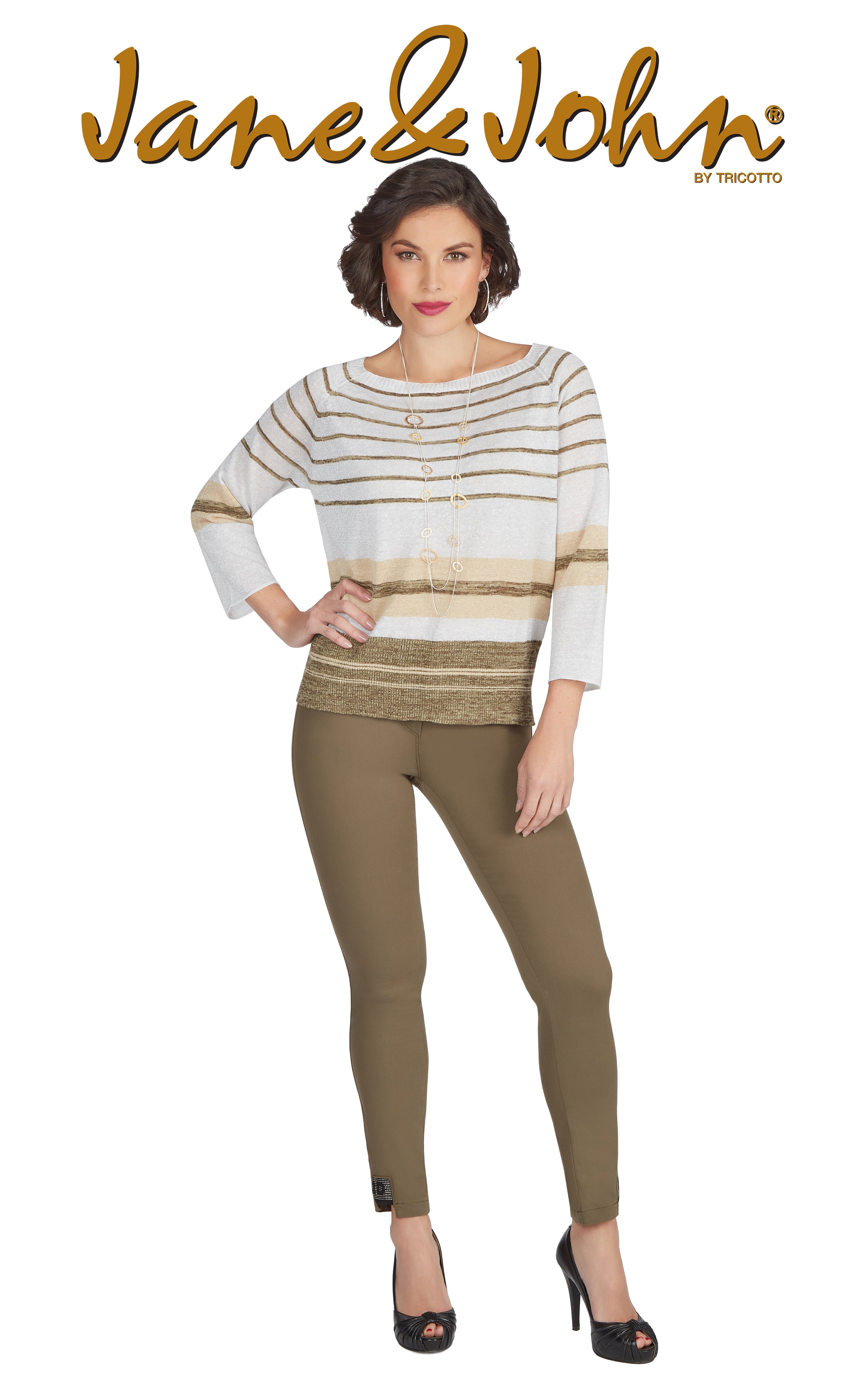 Tricotto Jeans-Tricotto Pants-Tricotto Printemps 2021-Jane & John Fashion-Tricotto T-shirts-Tricotto Fashion Montreal