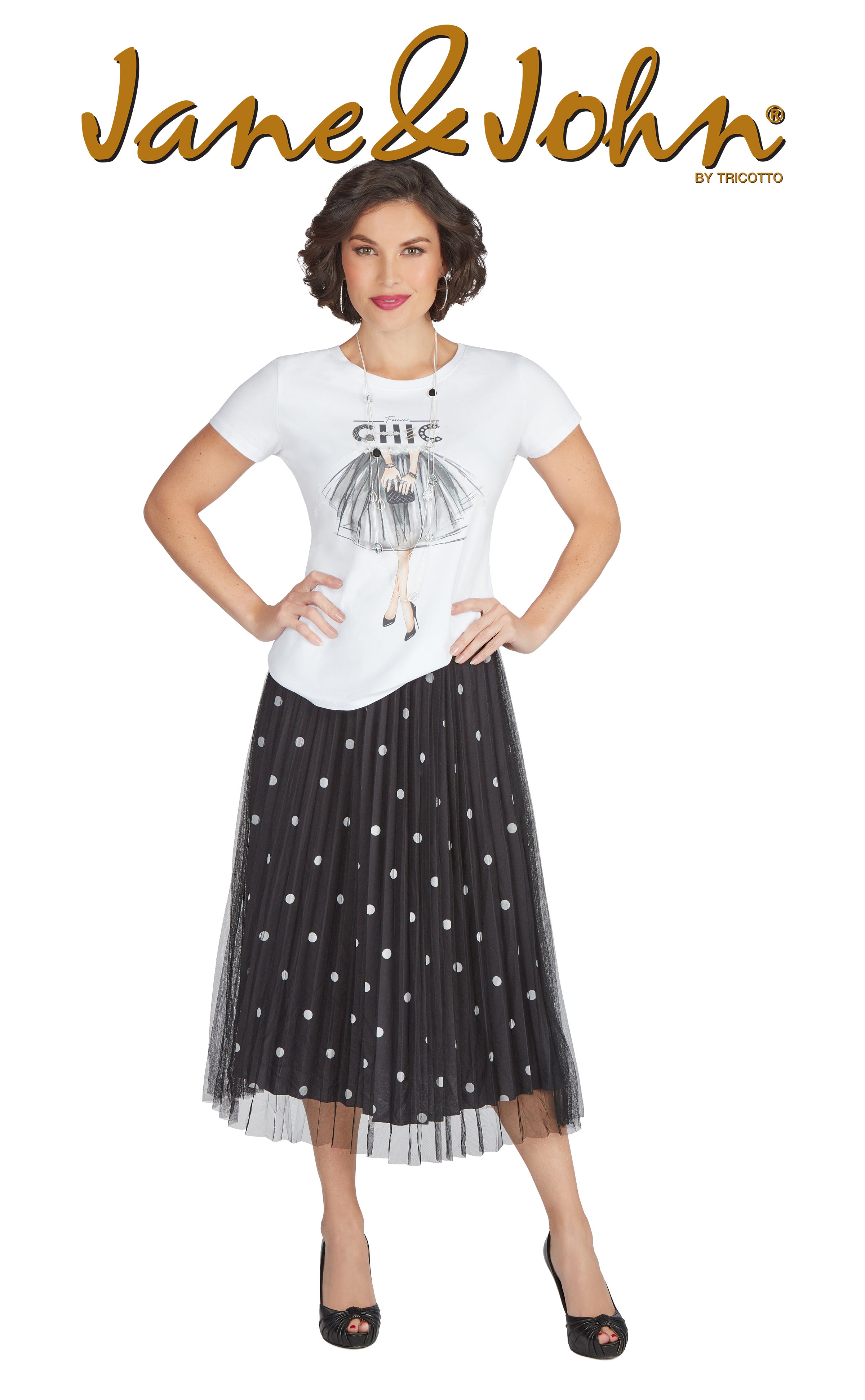 Tricotto T-shirts-Tricotto Printemps 2021-Tricotto Tops-Tricotto Fashion Online-Tricotto Fashion Montreal-Jane & John Fashion