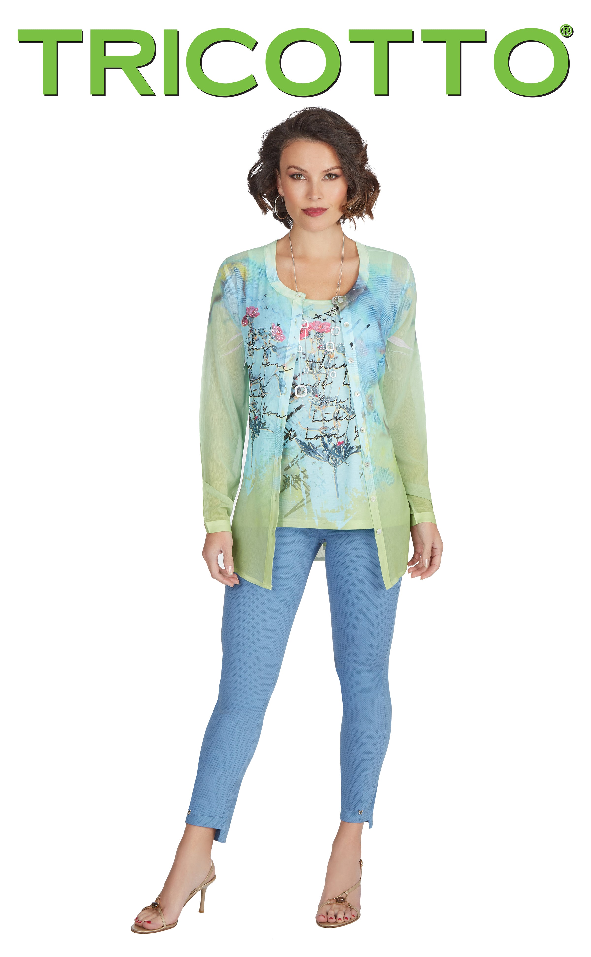 Tricotto Tops-Tricotto T-shirts-Tricotto Printemps 2021-Tricotto Fashion Online-Tricotto Fashion Montreal