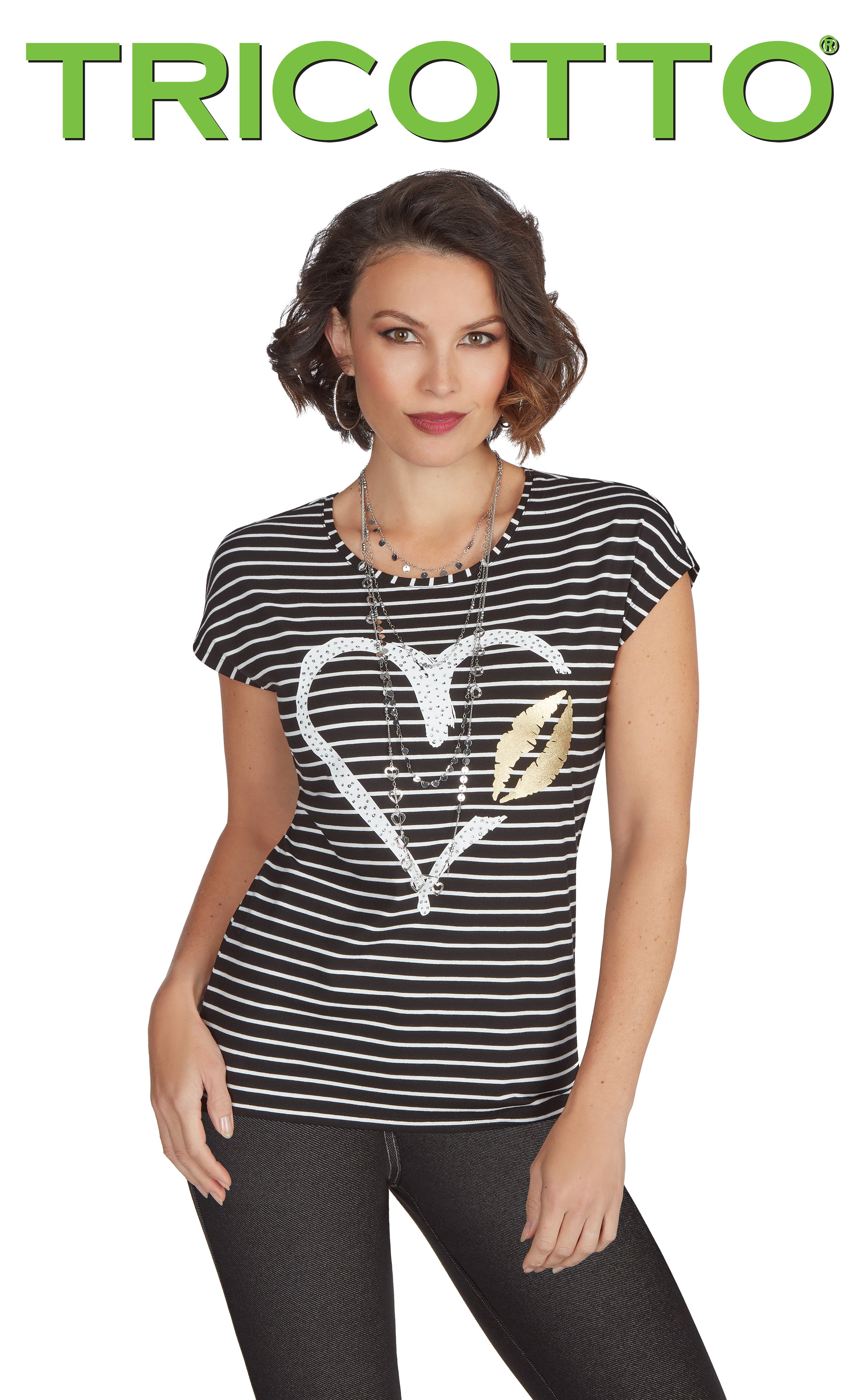 Tricotto T-shirts-Tricotto Printemps 2021-Tricotto Tops-Tricotto Fashion Online-Tricotto Fashion Montreal-Jane & John Fashion