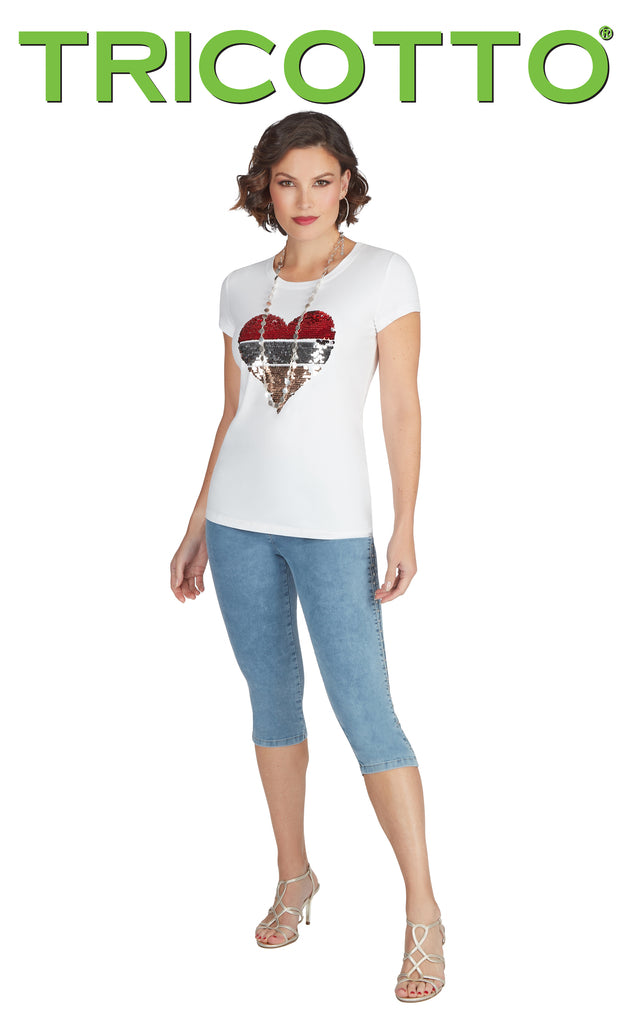 Tricotto T-shirts-Tricotto Printemps 2021-Tricotto Tops-Tricotto Fashion Online-Tricotto Fashion Montreal-Jane & John Fashion