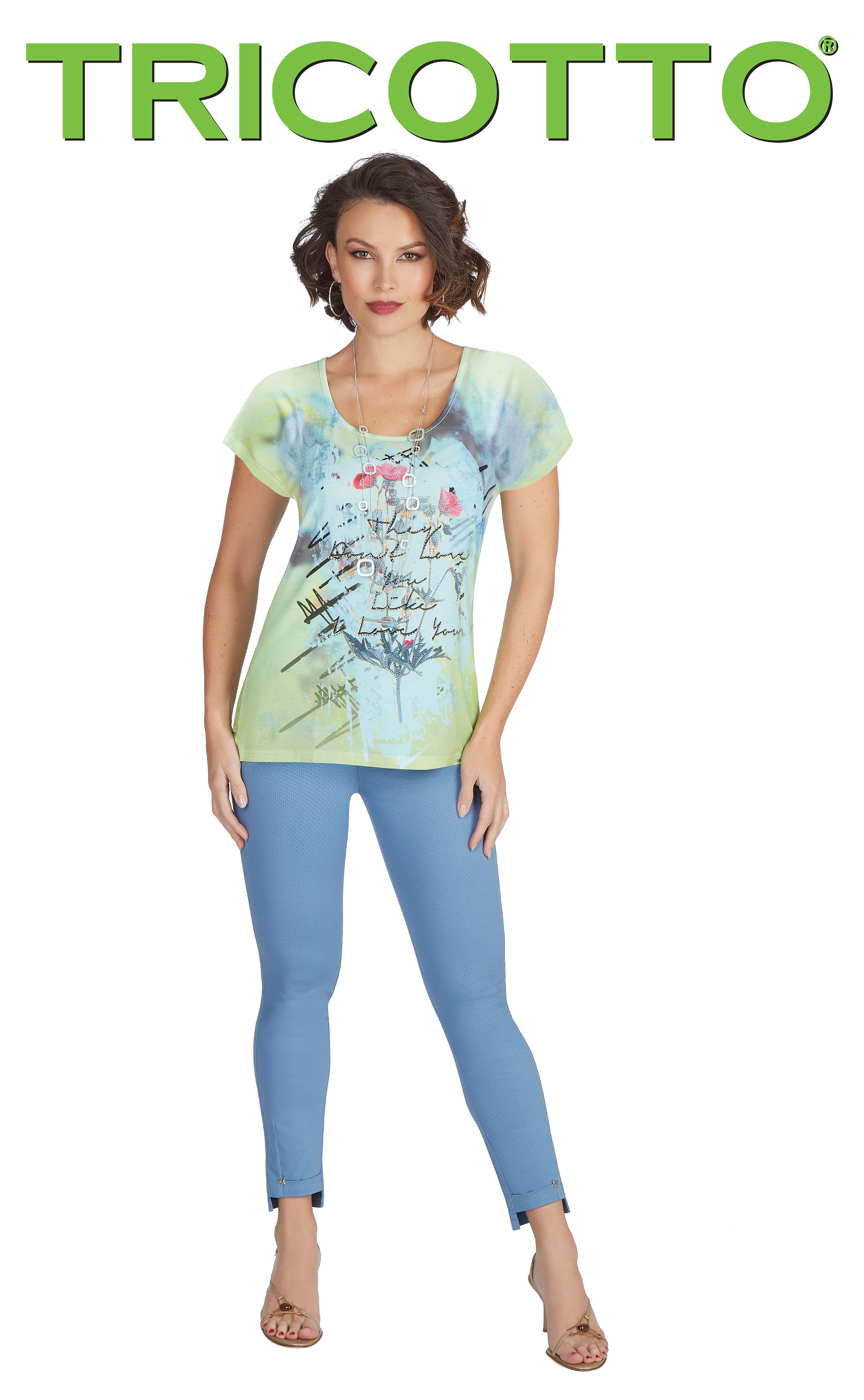 Tricotto T-shirts-Tricotto Printemps 2021-Tricotto Tops-Tricotto Fashion Online-Tricotto Fashion Montreal-Jane & John Fashion