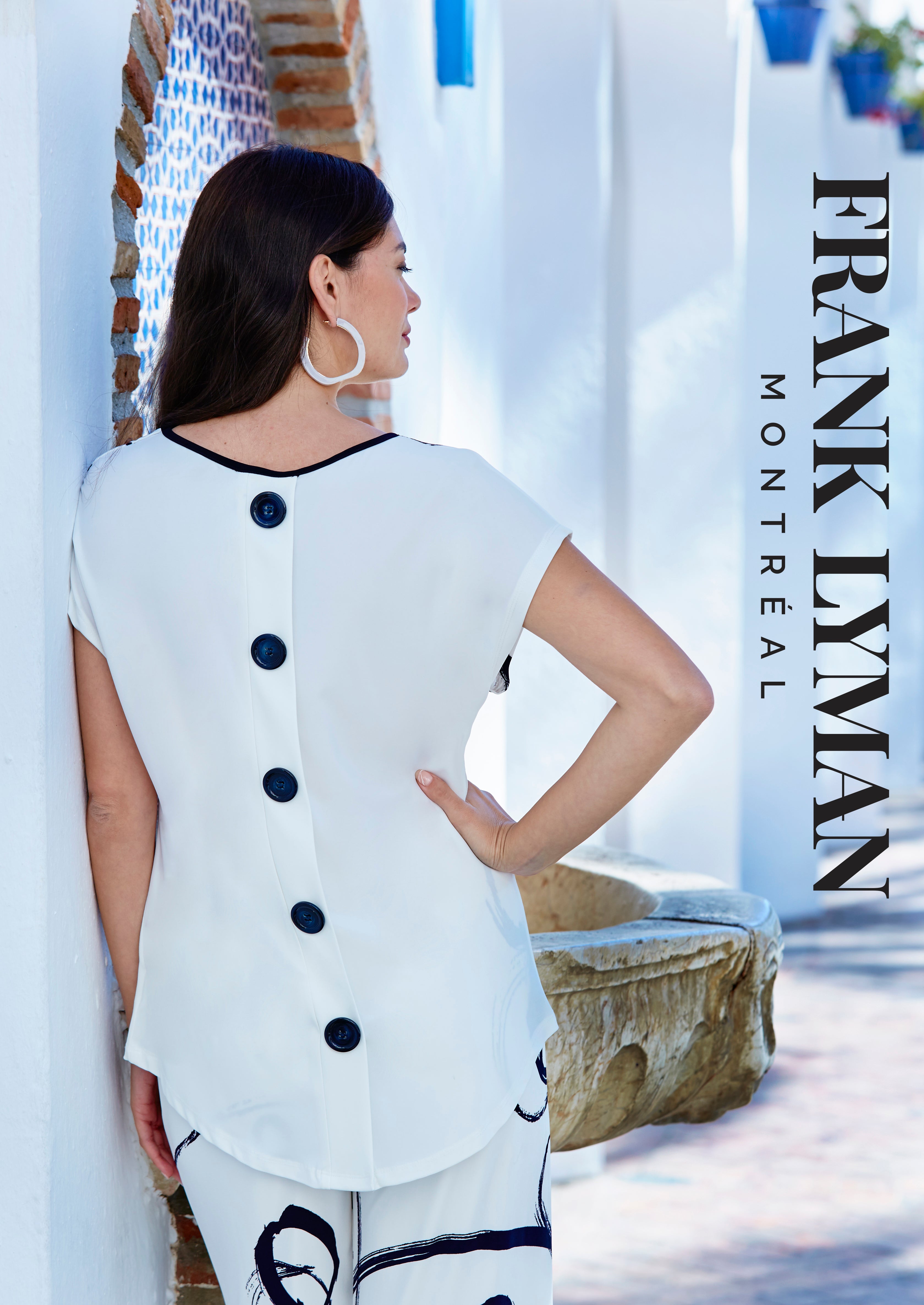 Frank Lyman Montreal Tunics-Buy Frank Lyman Montreal Clothing Online-Frank Lyman Montreal Tunics-Frank Lyman Montreal Spring 2023 Collection