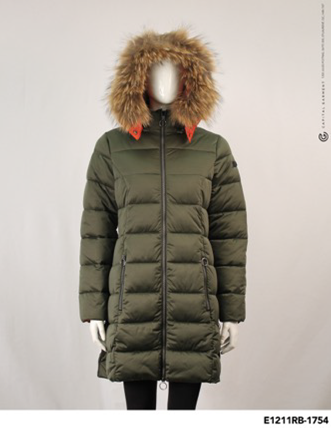 1211RB (Parka avec bordure en fourrure véritable)