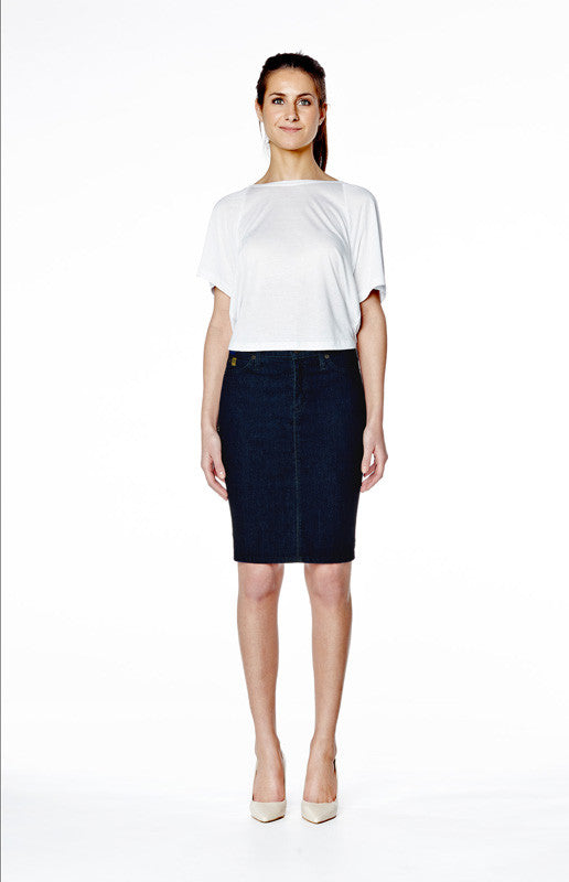 SK123NV (Rinçage Indigo, Blanc)