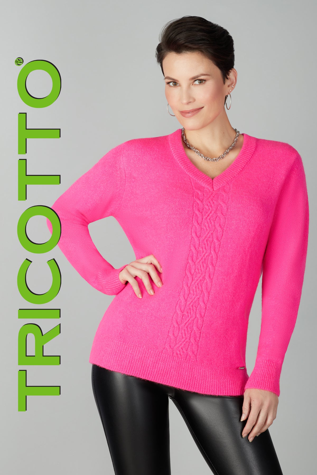 Tricotto Sweaters-Buy Tricotto Sweaters Online-Online Sweater Shop-Tricotto Clothing Montreal-Tricotto Pink Sweater-Tricotto Green Sweater