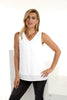 White long camisole in flattering silhouette