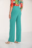 Ocean green pull on wide leg pant with 32 inch inseam