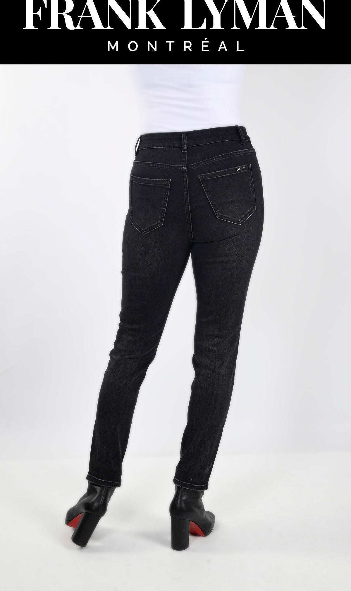 Frank Lyman Montreal Black Sequin Jeans