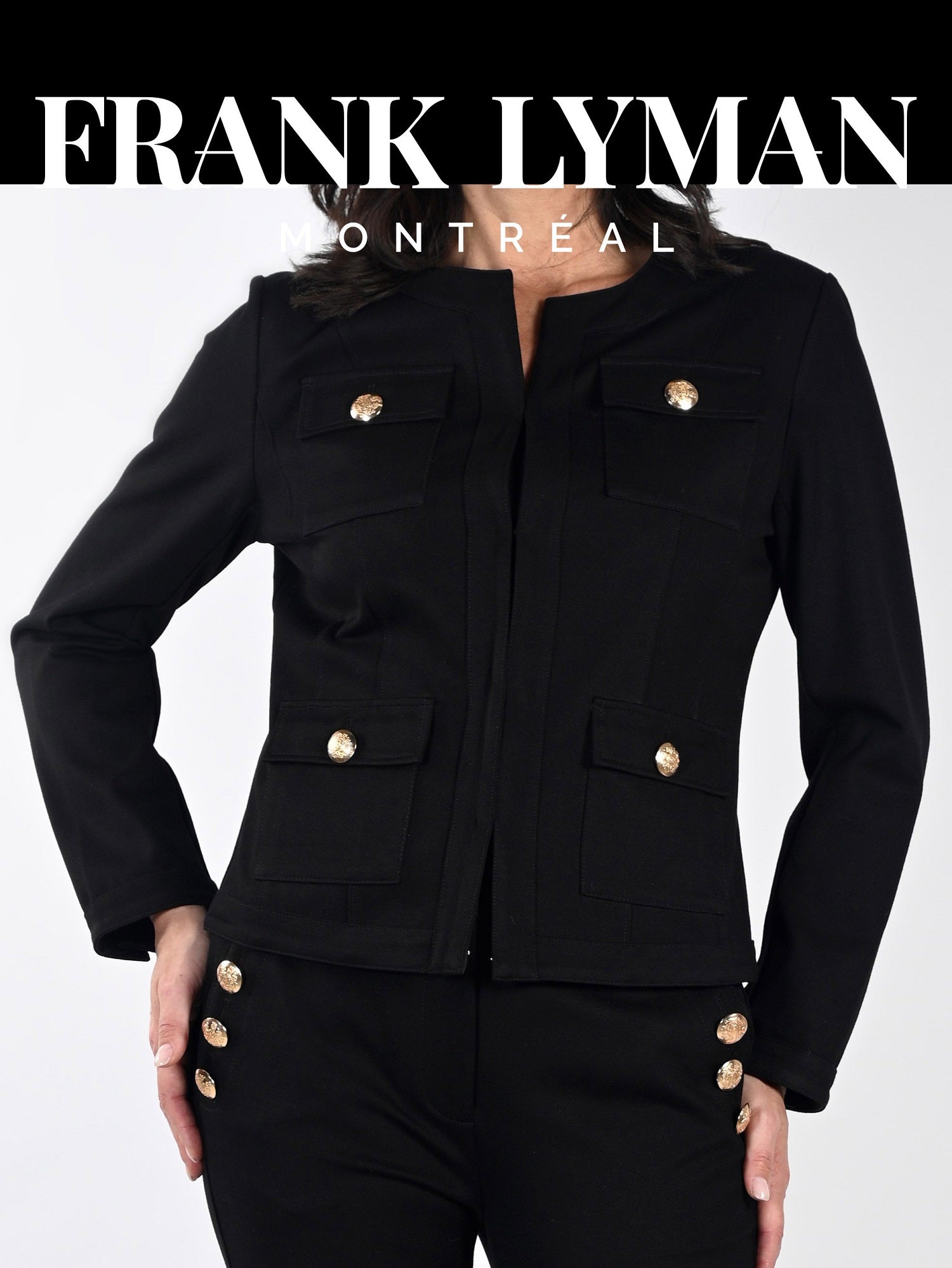 Frank Lyman Montreal Black Suits-Frank Lyman Montreal Jackets-Buy Frank Lyman Montreal Clothing Online
