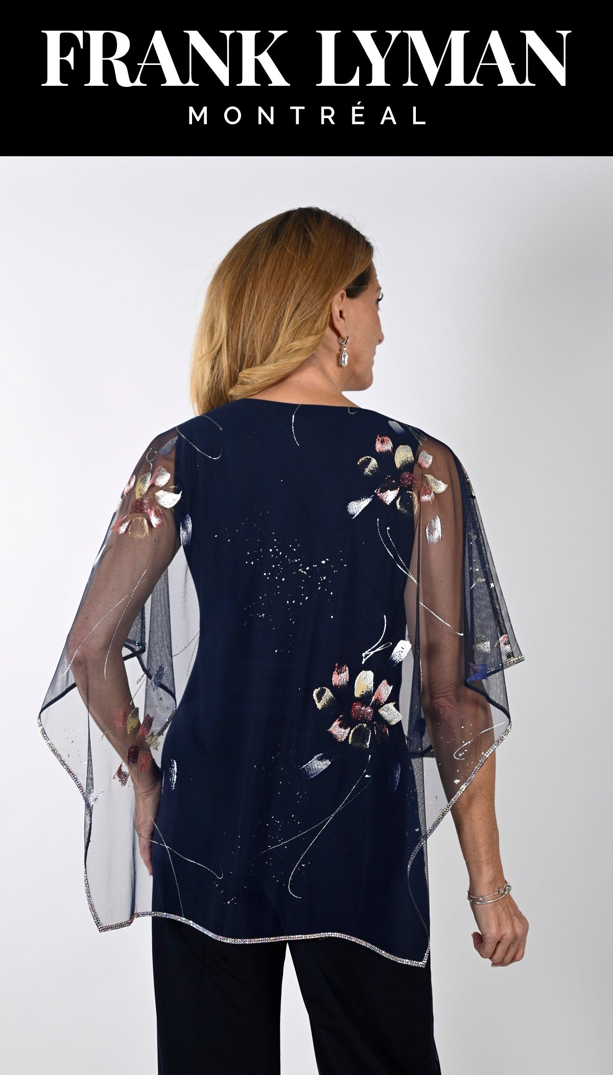 Frank Lyman Montreal Midnight Special Occasion Top-Buy Frank Lyman Montreal Evening Wear Online-Frank Lyman Montreal Party Top-Frank Lyman Montreal Clothing Online