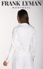 Frank Lyman Montreal Off white sequin Lace Jean Jacket 