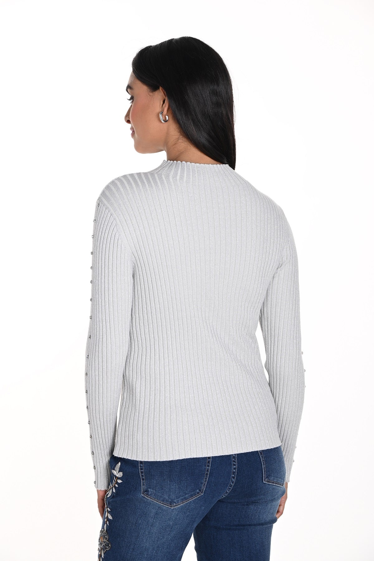 Frank Lyman Montreal Grey metallic sweater