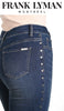 Frank Lyman Montreal 5 Pocket Jeans With Studded Side Detail