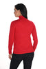 Frank Lyman Montreal Red Sequin Turtle neck sweater