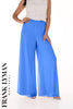 Frank Lyman Montreal Aqua Blue Palazzo Pant-Frank Lyman Montreal Blue Evening Pant