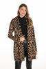 Leopard print open front cardigan sweater