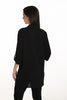 Frank Lyman Black Tunic blouse with front sequin print detail