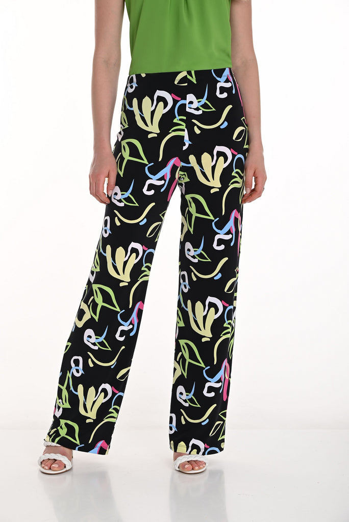 Frank Lyman pull on printed palazzo pant