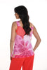 Frank Lyman Floral chiffon lined camisole in bright vivid colors.