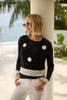 Frank Lyman Montreal Black sweater with cutout details