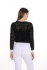 Frank Lyman Montreal Black sweater with cutout details