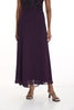 Purple evening skirt