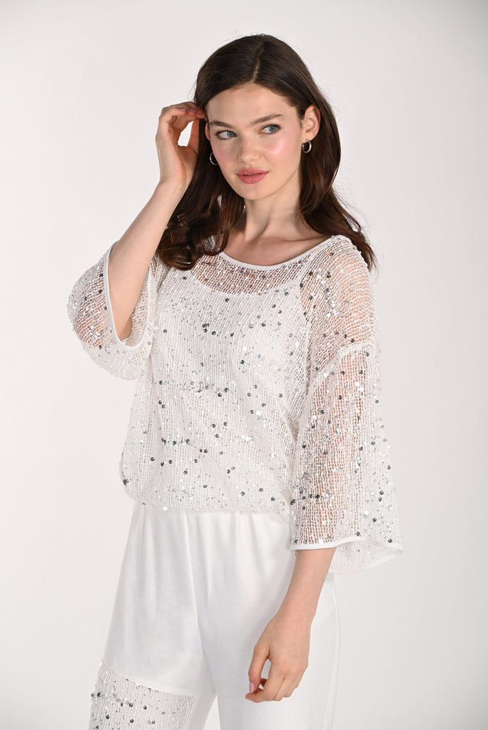 Flattering Blouson Style 2 Piece Sweater. Frank Lyman Style 261116