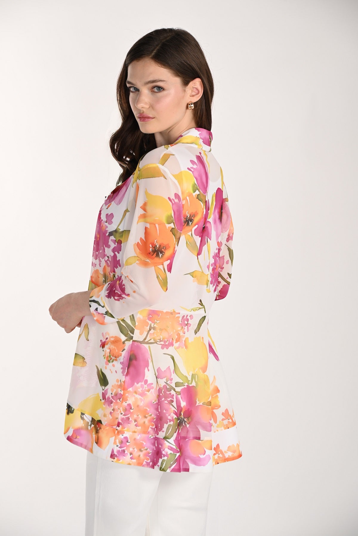 Semi Swing Floral Knit Cover Up. Frank Lyman Style 261356