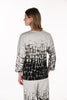 Textured Knit Sweater With Embellished Front Zipper. Frank Lyman 263246
