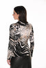 Haut en maille extensible toutes saisons. Fabriqué au Canada Style 263367
