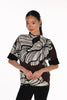 Pull en maille texturée à manches chauve-souris. Frank Lyman 263773