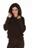 Sweat à capuche en tricot doux à manches chauve-souris. Frank Lyman 263785