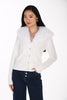 High Fashion Premium Knit Cardigan With Removeable Collar. Frank Lyman 264842