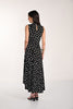 Flattering Hi Low Polka Dot Dress Style 266100
