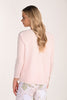 Lightweight Stretch Knit Blush Cardigan. Frank Lyman Style 266576